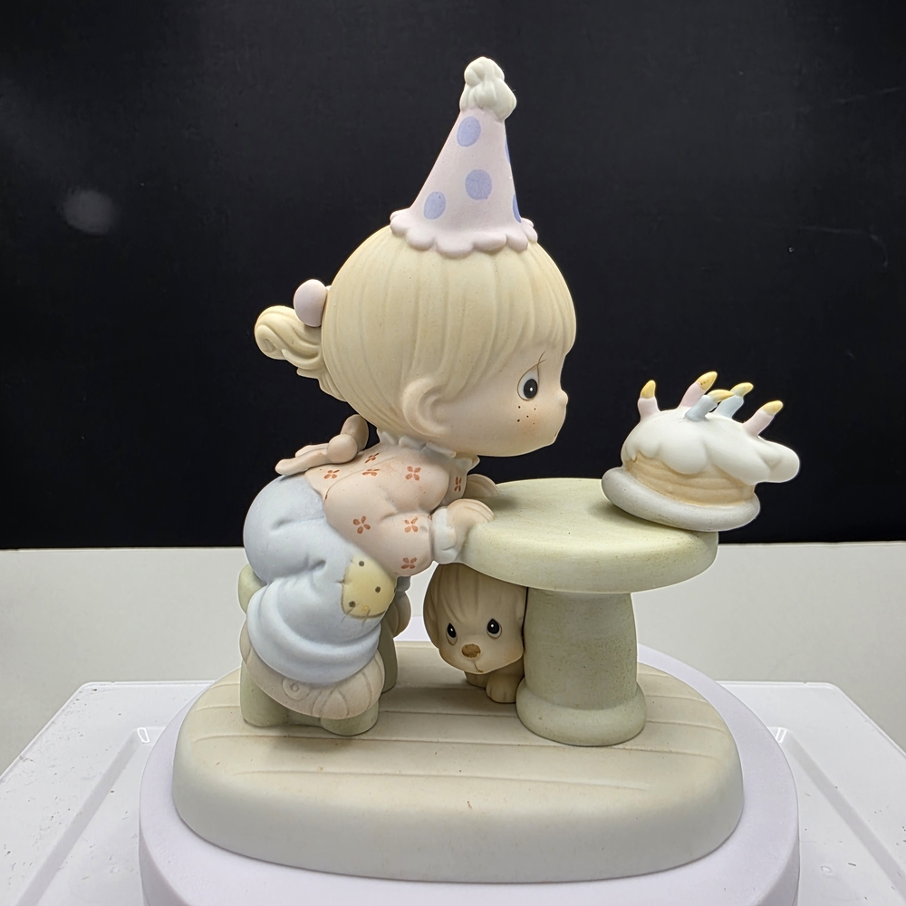 Vtg 1992 Precious Moments May Your Every Wish Come True 5.5" Girl Boxed 524298